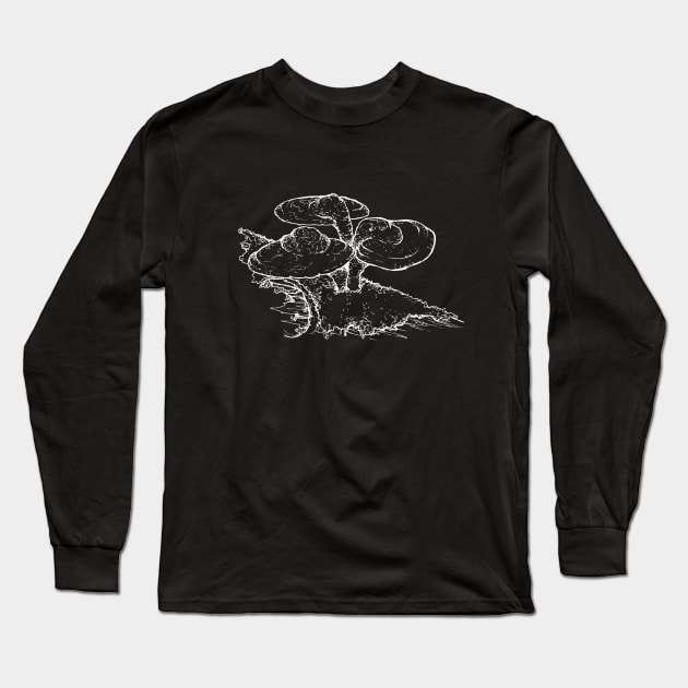 Reishi Mushroom Long Sleeve T-Shirt by mycologist